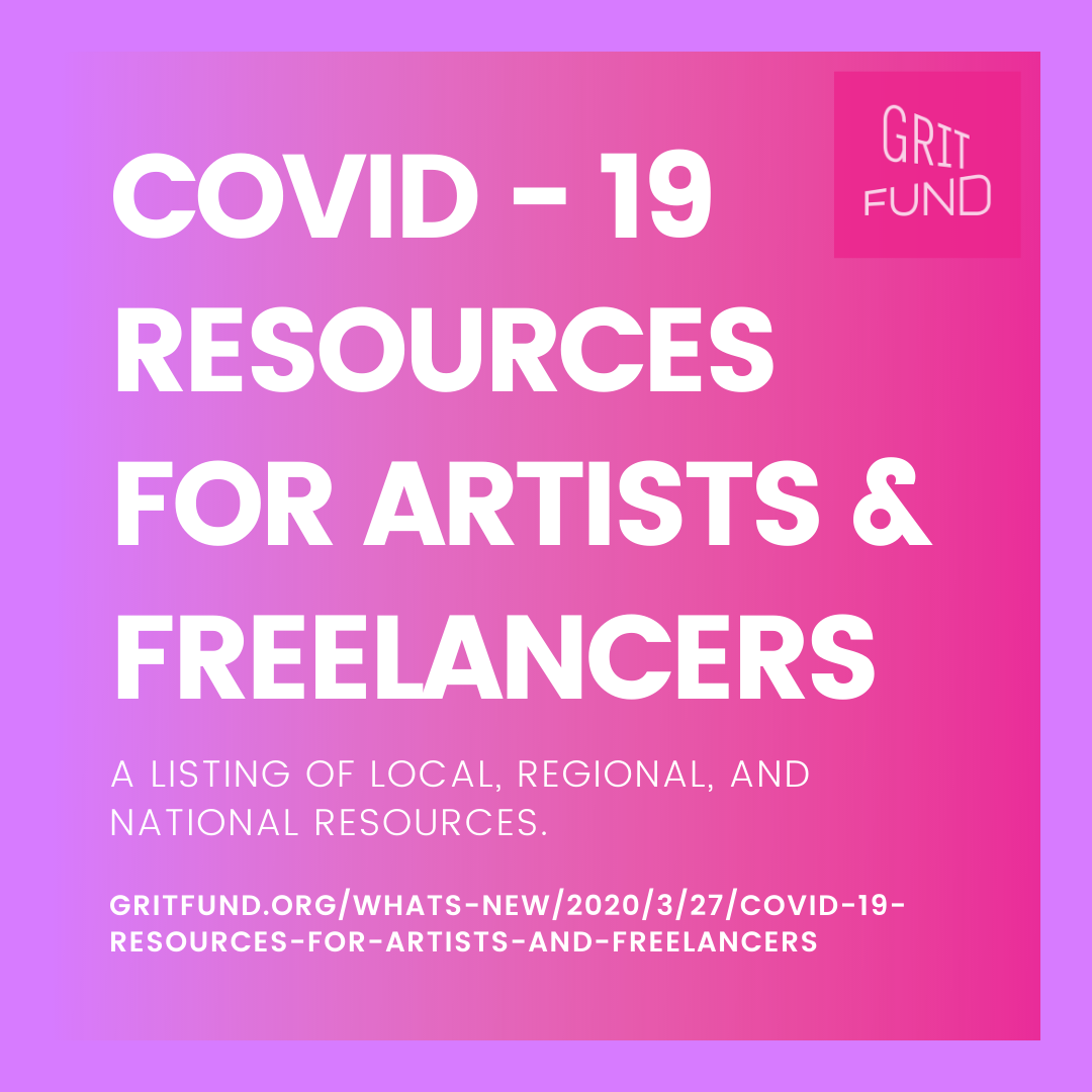 COVID-19: Resources for Artists and Freelancers